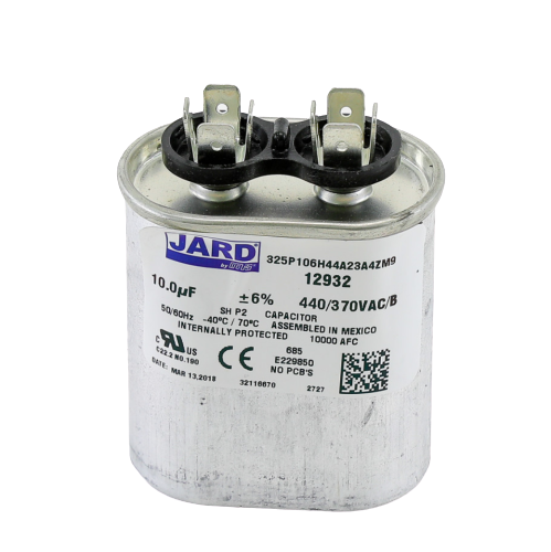10MFD X 440 Volt Oval Run Capacitor