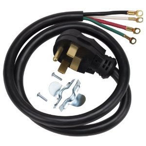 GE 6' 4-Wire 40 Amp Range Power Cord