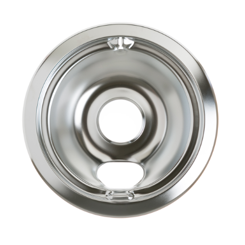 GE 8" Range Chrome Burner Bowl