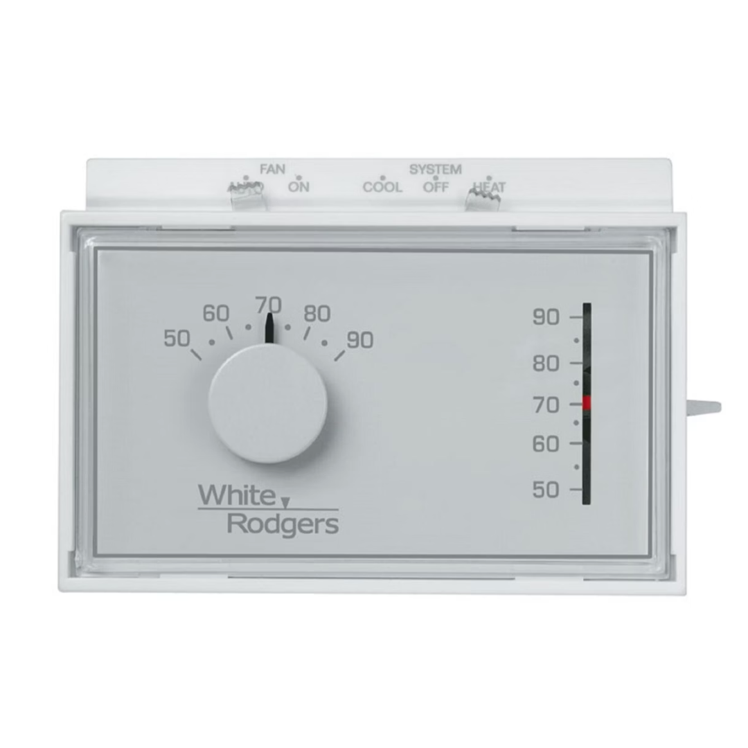 Horizontal Mechanical Thermostat 1H/1C