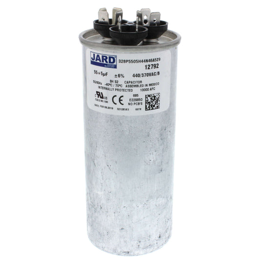 55/5 MFD 440 Volt Round Run Capacitor