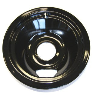 GE 6" Porcelain Range Burner Black Drip Pan