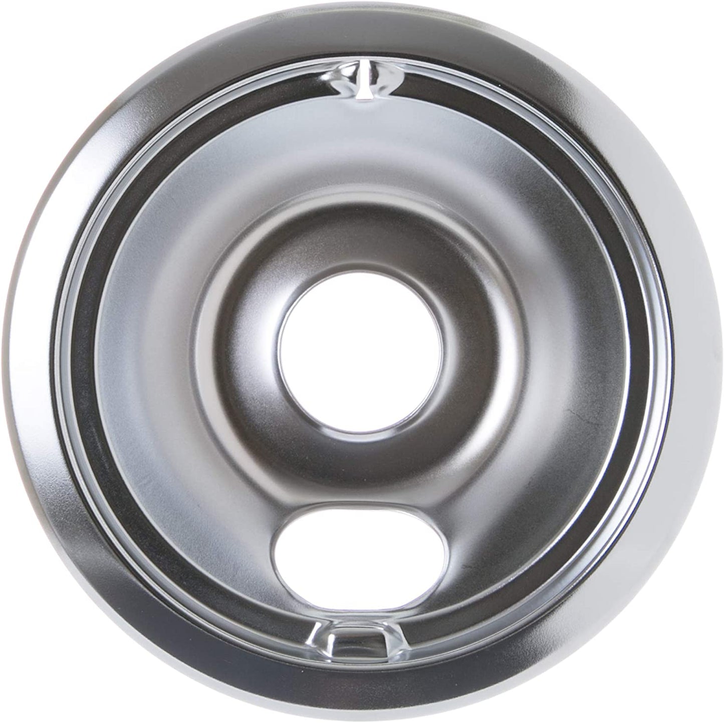 GE 6" Range Burner Chrome Drip Pan