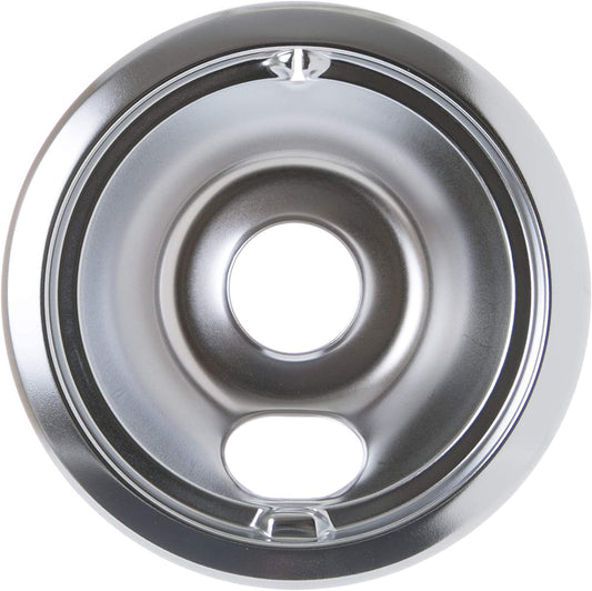 GE 6" Range Burner Chrome Drip Pan