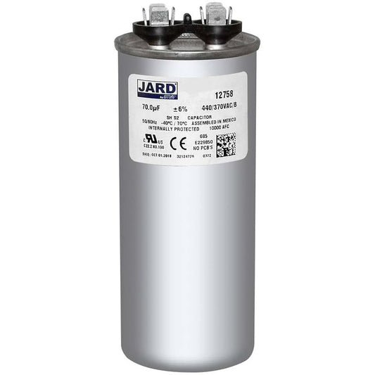 440 V, 70 MFD Run Capacitor