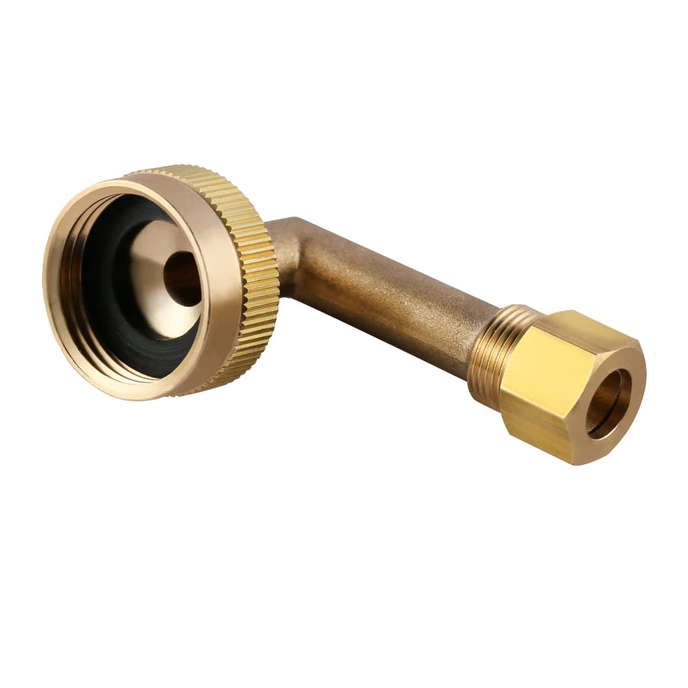 Dishwasher Brass 90° Elbow Hose Fitting