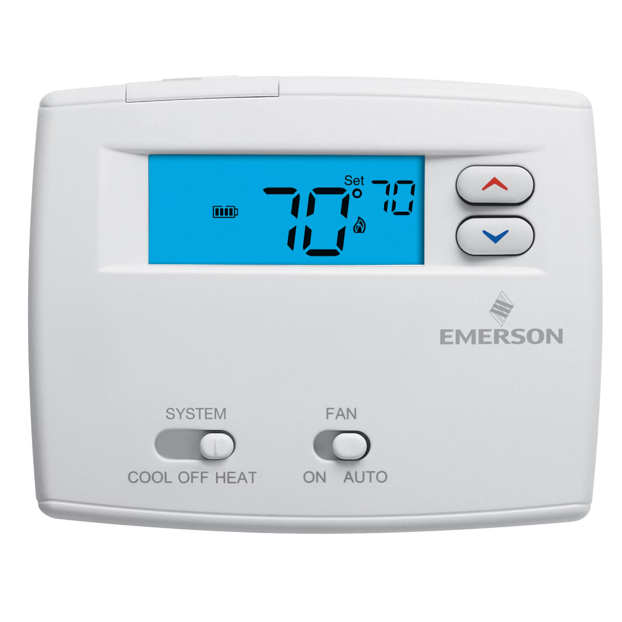 2" Display Digital Non-Programmable Thermostat 1H/1C